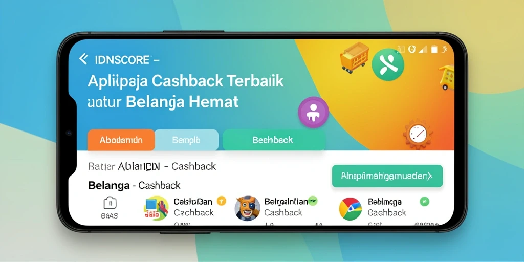 Tampilan antarmuka IDNSCORE yang sederhana dan menarik untuk kemudahan pengguna.