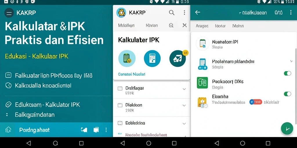 Tampilan antarmuka KAKRP yang sederhana dan fungsional untuk Kalkulator IPK.