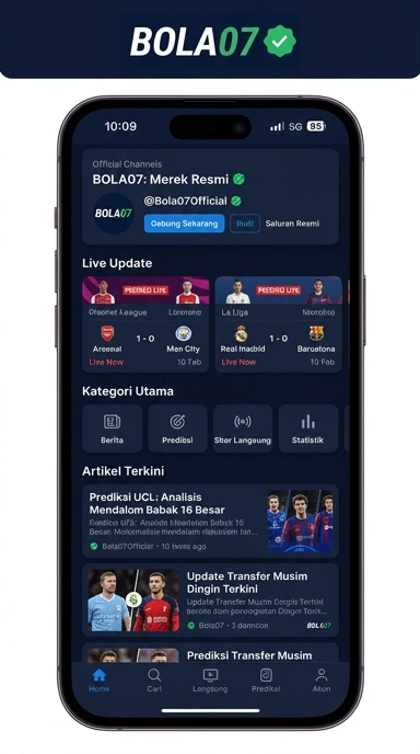 Kanal Resmi bola07 untuk Pengguna Android Indonesia